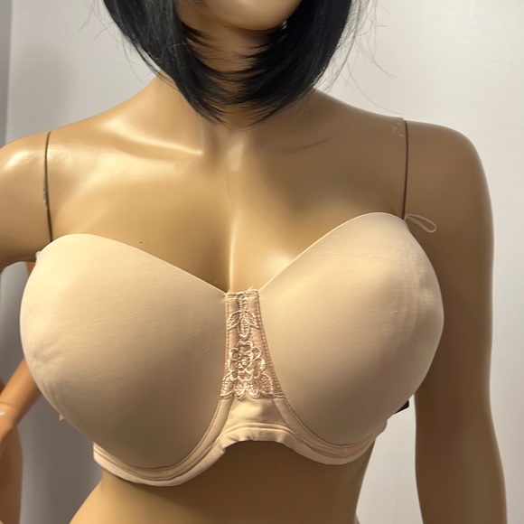 NWT Vanity Strapless With Straps Bra S42D - Picture 1 of 6